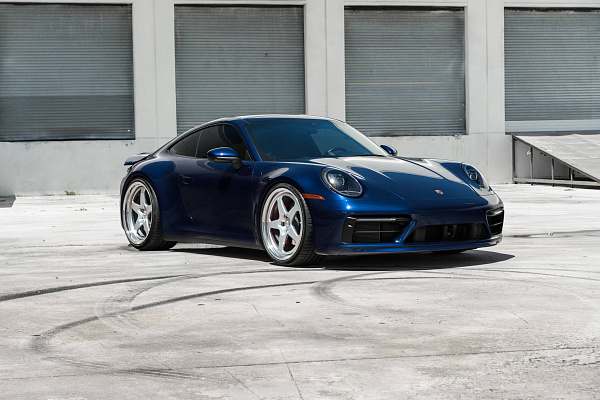 Фото дисков HRE 527 Глянцевый лак на Porsche 911 VIII