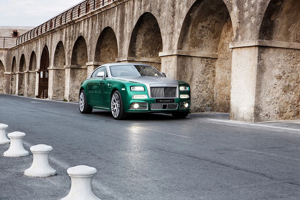 Фото дисков Mansory V.6 Серебро на Rolls-Royce Wraith