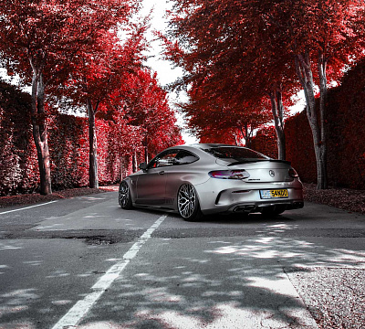 Фото дисков Vossen HF-2 на Mercedes-Benz C-Class (W205)