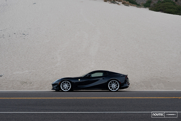 Фото дисков NOVITEC NF10 Глянцевый лак на Ferrari 812
