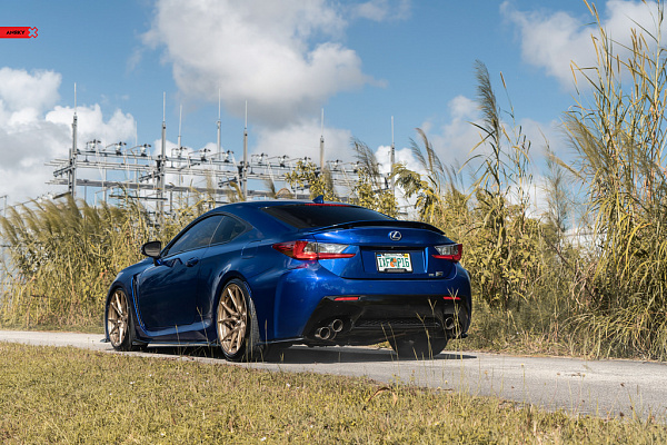 Фото дисков Anrky AN12 Сатиновое темное золото на Lexus RC