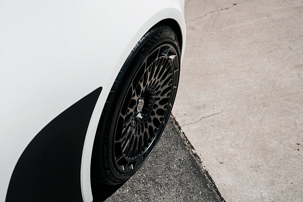Фото дисков Brixton Forged TR20 AERO1 Черный сатин на Porsche 911 VIII