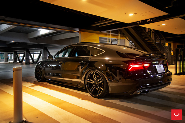 Фото дисков Vossen HF-1 Алмазная проточка на Audi A/RS 7 (4G)