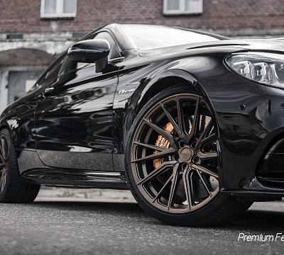 Фото дисков Vossen HF-4T на Mercedes-Benz C-Class (W205)