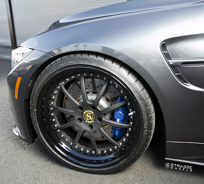 Фото дисков Strasse Wheels R10 Performance на BMW 4/M4 (F32/F82)