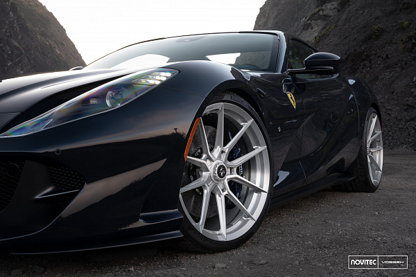 Фото дисков NOVITEC NF10 Глянцевый лак на Ferrari 812