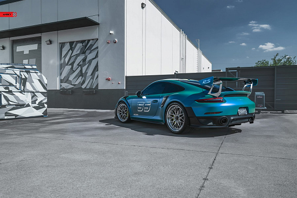 Фото дисков Anrky RS1 Полированный лак на Porsche 911 VII