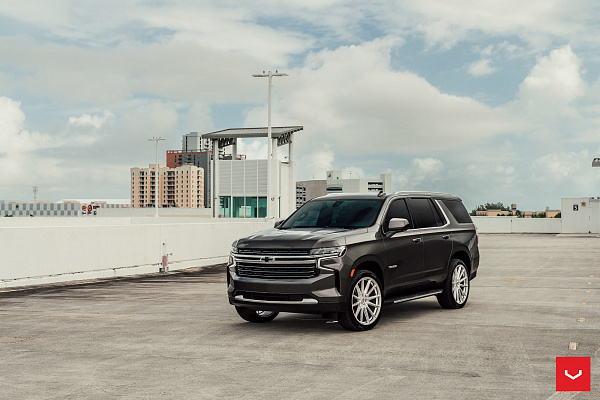 Фото дисков Vossen HF6-1 Серебро на Chevrolet Tahoe V