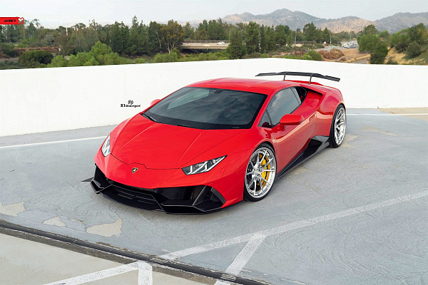 Фото дисков Anrky AN32 Полированный лак на Lamborghini Huracan