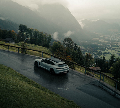Фото дисков Vossen HF-8 на Porsche Taycan I