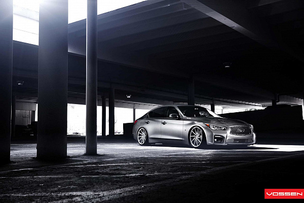 Фото дисков Vossen CVT Серебро на Infiniti Q50