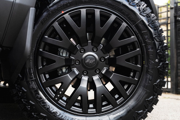 Фото дисков Kahn G22 DC Черный сатин на Toyota Land Cruiser Prado 250