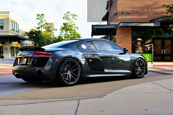 Фото дисков HRE P104 Сатиновый графит на Audi R8 (Typ 42)