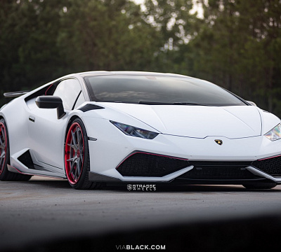 Фото дисков Strasse Wheels SM5R Deep Concave на Lamborghini Huracan