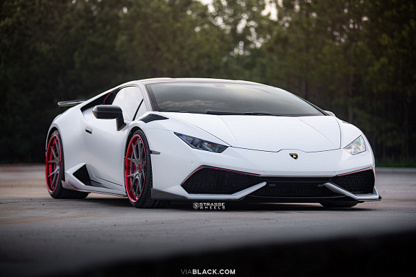 Фото дисков Strasse Wheels SM5R Deep Concave Другой цвет на Lamborghini Huracan