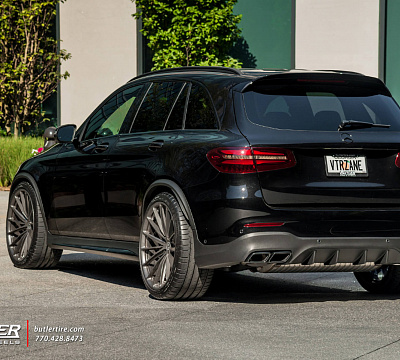 Фото дисков HRE P103 на Mercedes-Benz GLC (X253, C253)