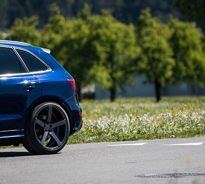 Фото дисков Vossen CV3 на Audi Q5 (8R)