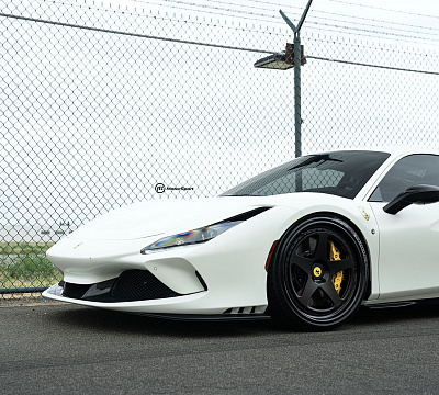 Фото дисков 1886 Wheels S005 на Ferrari F8