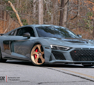 Фото дисков HRE 522M на Audi R8 (4S)
