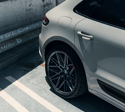 Фото дисков Vossen HF-7 на Porsche Macan I