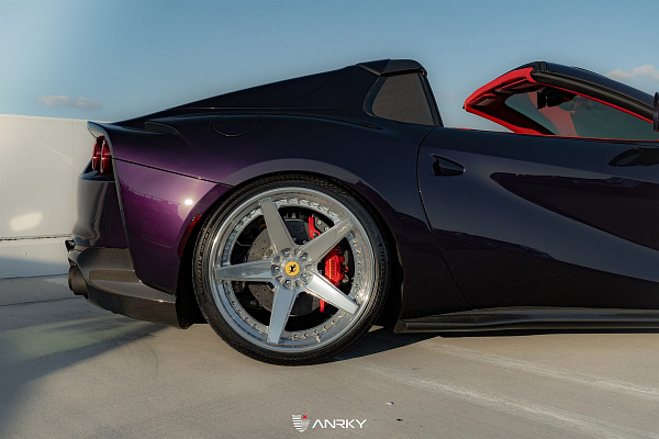 Фото дисков Anrky RS5.3 Полированный лак на Ferrari 812