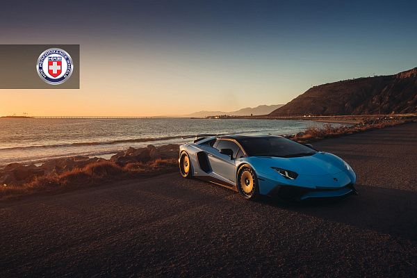 Фото дисков HRE 935 Черный сатин на Lamborghini Aventador