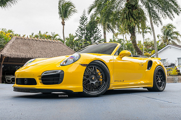 Фото дисков Strasse Wheels SV8 Performance Черный матовый на Porsche 911 VII