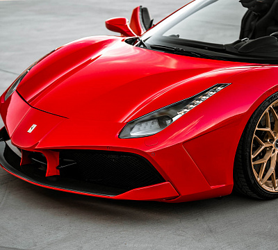 Фото дисков Brixton Forged CM6-R на Ferrari 488