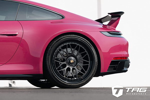 Фото дисков HRE 300 Черный сатин на Porsche 911 VIII