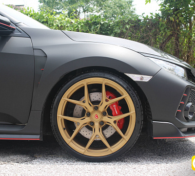 Фото дисков Vossen S21-01 на Honda Civic Type R FK8
