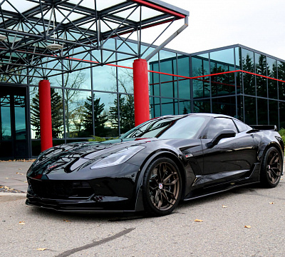 Фото дисков HRE P201 на Chevrolet Corvette C7