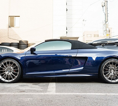 Фото дисков HRE P103 на Audi R8 (Typ 42)
