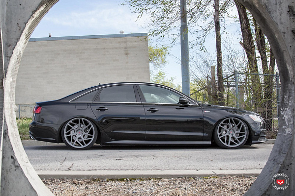 Фото дисков Vossen CG-209T Матовый графит на Audi A/RS 6 (C7)