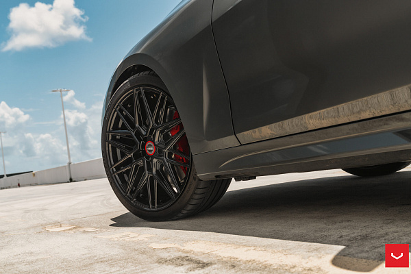 Фото дисков Vossen HF-7 Черный глянец на BMW 4/M4 (G22/G82)