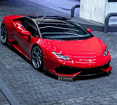 Фото дисков Strasse Wheels SM5R Deep Concave FS на Lamborghini Huracan