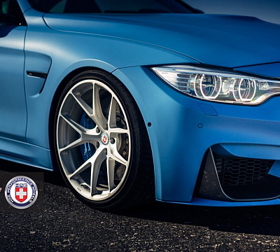 Фото дисков HRE P101 на BMW 4/M4 (F32/F82)