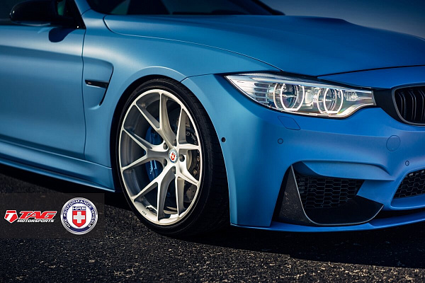 Фото дисков HRE P101 Сатиновый лак на BMW 4/M4 (F32/F82)