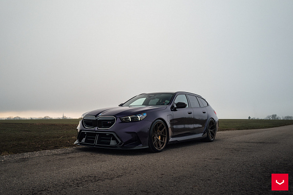 Фото дисков Vossen HF-9 Сатиновая темная бронза на BMW 5/M5 (G60/G90)