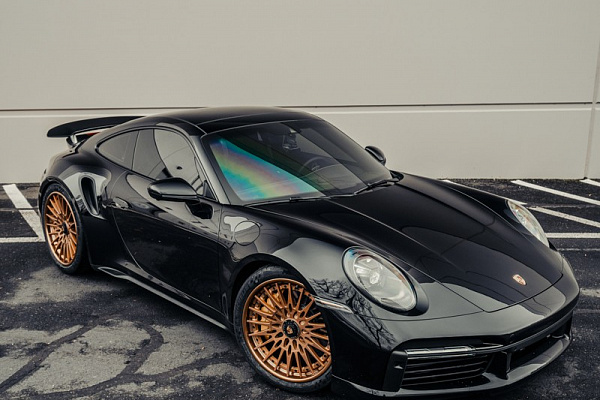 Фото дисков Brixton Forged HS1 Сатиновая медь на Porsche 911 VIII