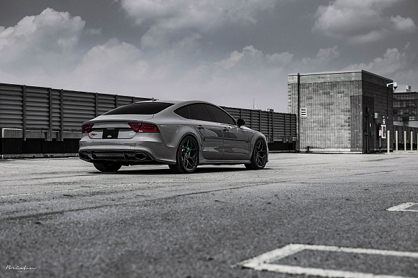 Фото дисков Brixton Forged PF5 Глянцевый темный лак на Audi A/RS 7 (4G)