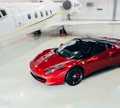 Фото дисков HRE P204 на Ferrari 458