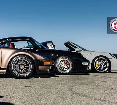 Фото дисков HRE 300 на Porsche 911 IV