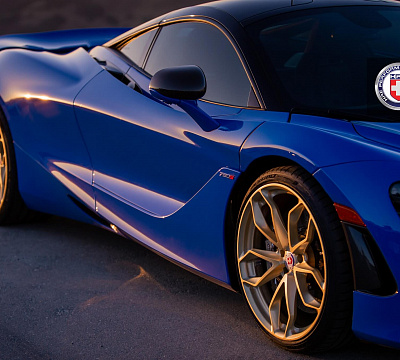 Фото дисков HRE P201 на McLaren 720S