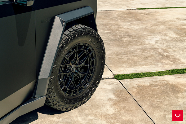Фото дисков Vossen HFX-1 (6-Lug) Черный глянец на Tesla Cybertruck