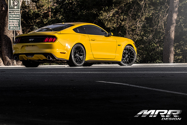 Фото дисков MRR GF9 Черный глянец на Ford Mustang VI