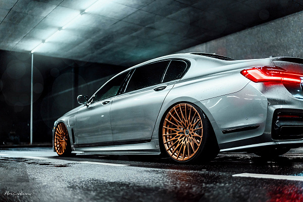 Фото дисков Brixton Forged HS1 Сатиновая медь на BMW 7 (G11/G12)