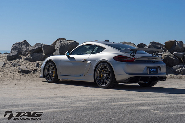Фото дисков HRE R101 Lightweight Глянцевый тонированный лак на Porsche Cayman II