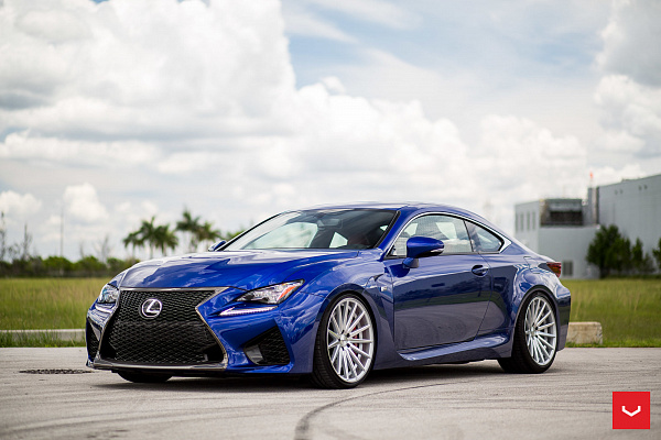 Фото дисков Vossen VFS-2 Серебро на Lexus RC