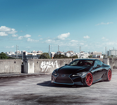 Фото дисков Vossen M-X4T на Lexus LC 500