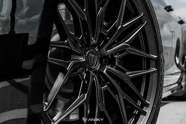 Фото дисков Anrky S1-X1 Черный сатин на Tesla Model S